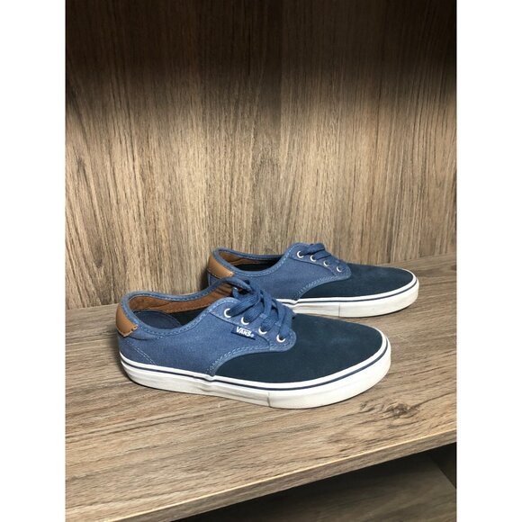 Vans Chima Ferguson Pro Sydney Blue Suede Canvas Youth 4.5 Womens 6 - Picture 2 of 7